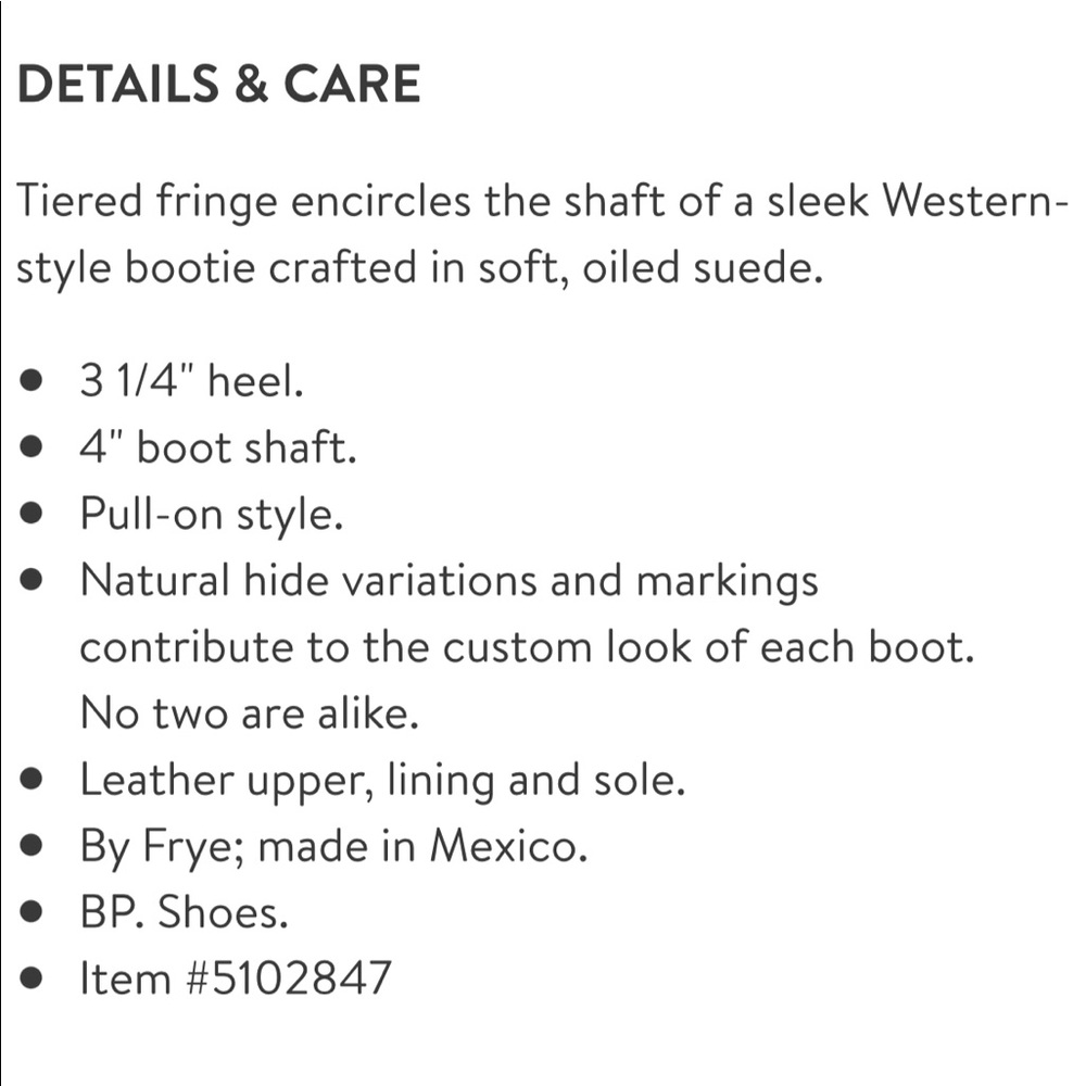 NWT Frye Llana Fringe Bootie - Picture 15 of 16